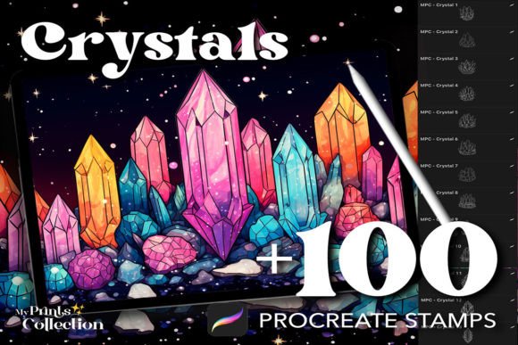 Download 100+ Procreate Crystal Stamps - Procreate crystal Collection
