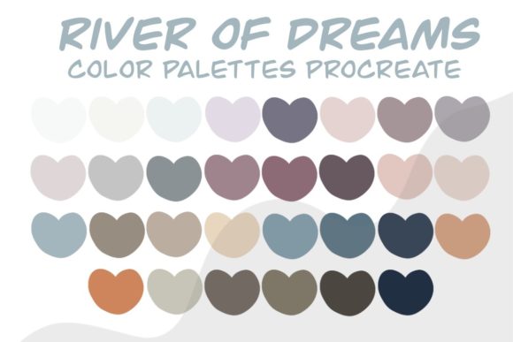 Download Procreate Color Palette River of Dreams - Color palette Collection