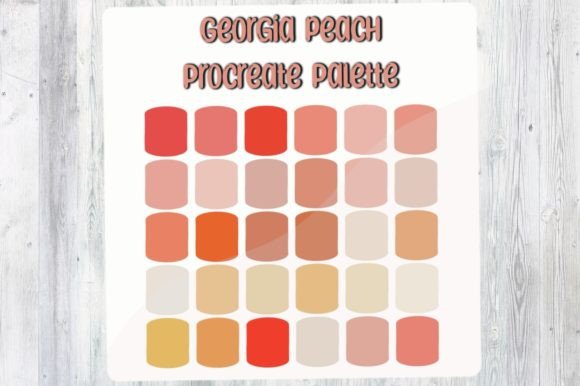 Download Georgia Peach Procreate Color Palette - Premium Resources