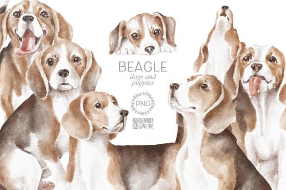 Download Beagle Christmas Halloween + Patterns - Beagle Collection