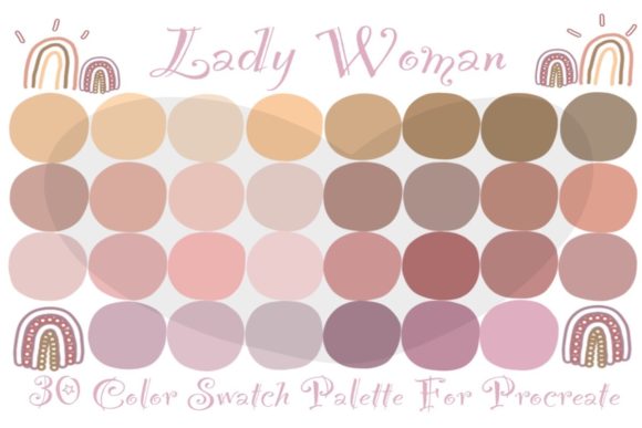 Download Color Palette Procreate ~ Lady Woman - Color palette Collection