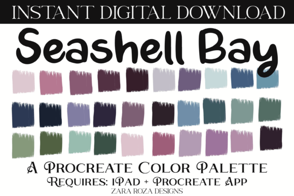 Download Seashell Bay Procreate Color Palette - Color palette Collection