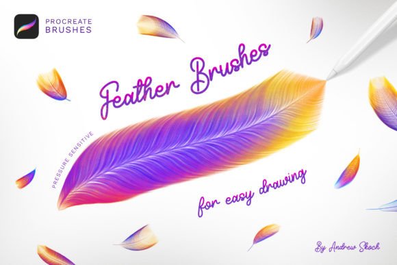Download Feathers Procreate Brushes - Premium Resources