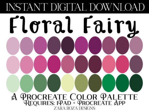 Download Floral Fairy Procreate Color Palette - Color palette Collection