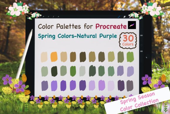 Download Procreate Color Palettes-SpringNaturalPu - Color palette Collection