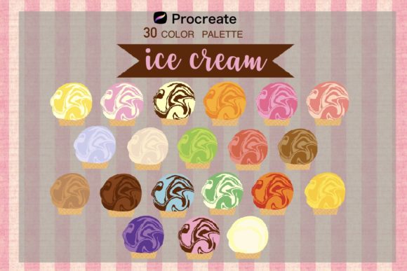 Download Procreate Color Palette,ice Cream Flavor - Color palette Collection