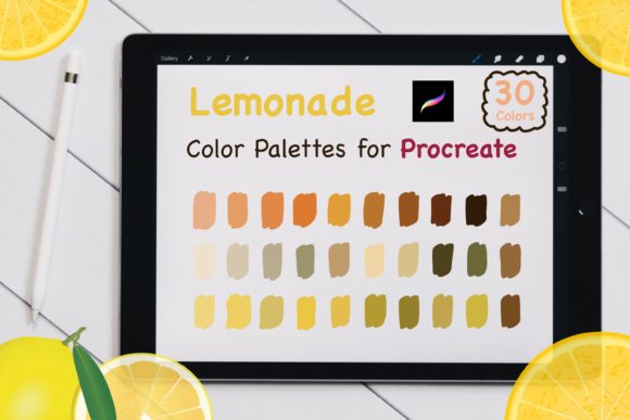 Download Procreate Color Palettes Set - Lemonade - Color palette Collection