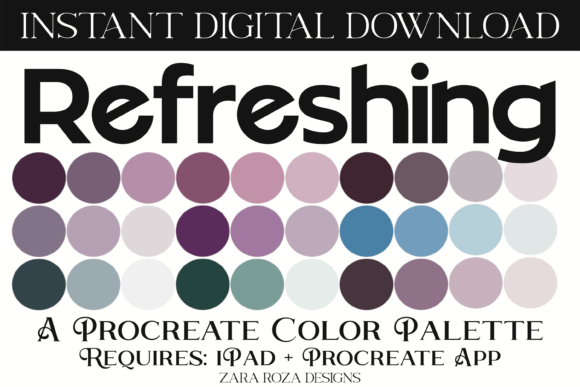 Download Refreshing Procreate Color Palette - Color palette Collection