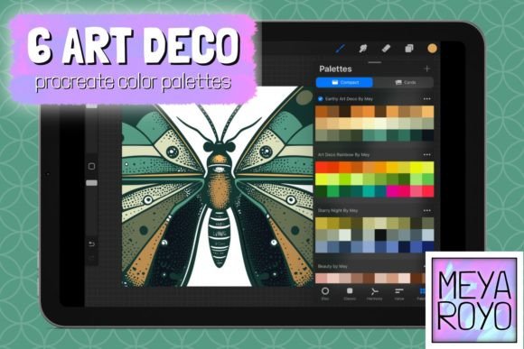 Download Art Deco Procreate Color Palettes - Color palette Collection