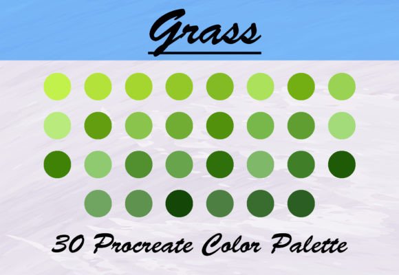 Download Green Grass Color Palette Set - Color palette Collection