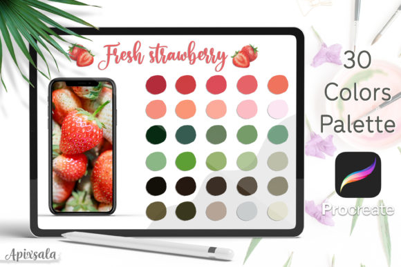 Download Procreate Color Palette | Strawberry - Color palette Collection
