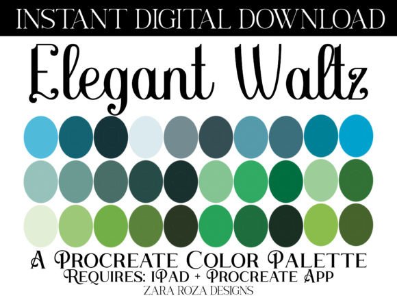 Download Elegant Waltz Procreate Color Palette - Color palette Collection