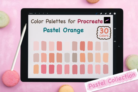 Download Procreate Color Palette-Pastel Orange - Color palette Collection