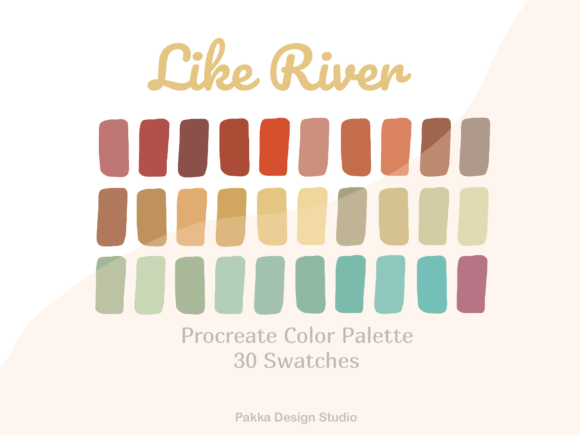 Download Color Palette Procreate Like River - Color palette Collection
